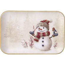 Мини табла за закуска 20х13см Oscar The Snowman